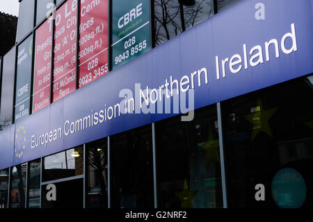 Commissione europea in Irlanda del Nord Foto Stock