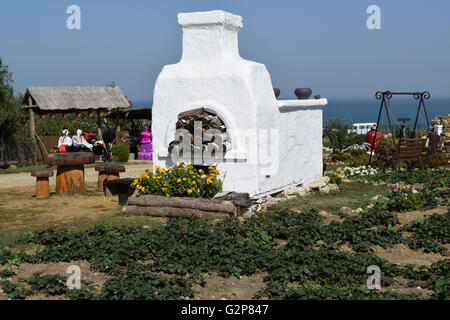 Cosacco russo forno esterno Foto Stock