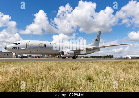 Stati Uniti Navy Boeing P-8A Poseidon da pattugliamento marittimo 167955 aeromobili da aria di test e valutazione Squadron VX-1 "pionieri". Foto Stock