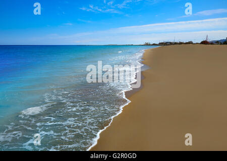 Spiaggia di Las Marinas in Denia a Alicante provincia della Spagna Foto Stock