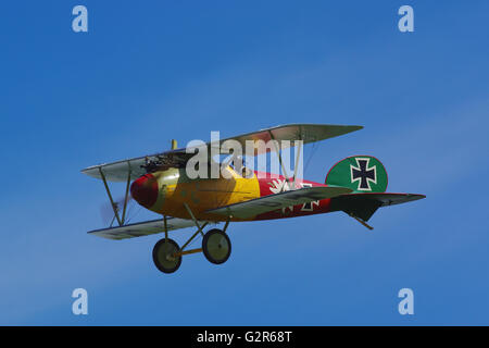 Albatross DVA Replica, all'Old Warden Aerodrome Foto Stock