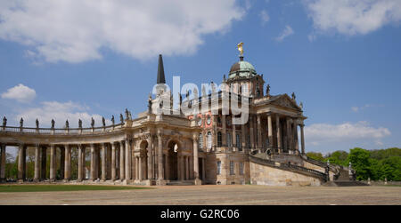 Neues Palace, Parco Sanssouci, Potsdam, nei pressi di Berlino, Germania Foto Stock