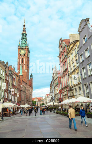 Gdansk, Polonia, Rechtstaedtische Hall di Long Street Foto Stock