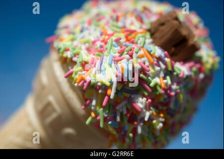 99 cono gelato con un pizzico Foto Stock