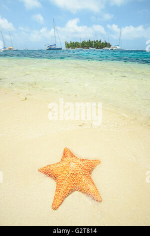 Le isole San Blas a Panama Foto Stock