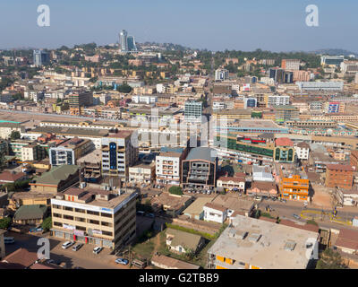 In Uganda, Kampala skyline della città Foto Stock