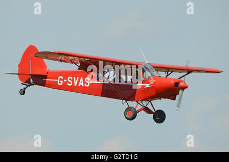 Piper PA-18 Super Cub è un due-sedile, mono-motore monoplan. Introdotto nel 1949 da Piper aeromobili, questa è una versione 1961 Foto Stock