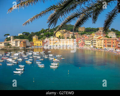 Sestri Levante Baia del Silenzio Foto Stock