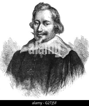 John Pym è stato un deputato italiano, leader del lungo il Parlamento e un ruolo critico del Re Giacomo I e Carlo I Foto Stock