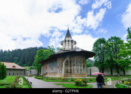 Monastero di Voronet ;Chiesa Sfantul Gheorghe ( ' San Giorgio ' ), Romania, Moldavia, Moldavia, Moldau Carpazi, Gura Humorului Foto Stock