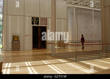 Renzo Piano progettato un'aggiunta alla Morgan Library di New York City, compreso un soleggiato atrio. Foto Stock