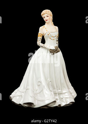 "Hannah' di figurine di porcellana da Royal Worcester. Rilasciato per celebrare il nuovo millennio. Foto Stock