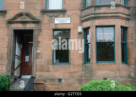 La Scozia, Glasgow City Centre West, Tenement House su Buccleuch Street. Foto Stock