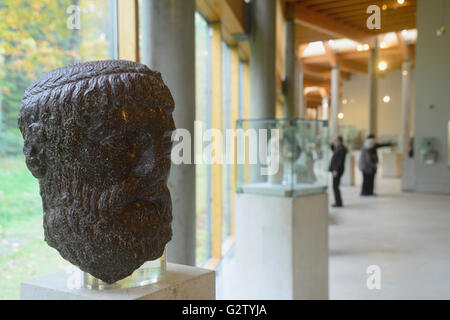 La Scozia, Glasgow, lato sud, Burrell Collection, antichità greche e romane camera. Foto Stock