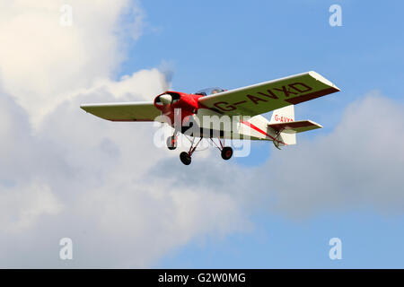 Ubriaco (Slingsby) T66 RA45 serie 3 G DI pinza-AVXD in volo a nord Coates Airfield Foto Stock