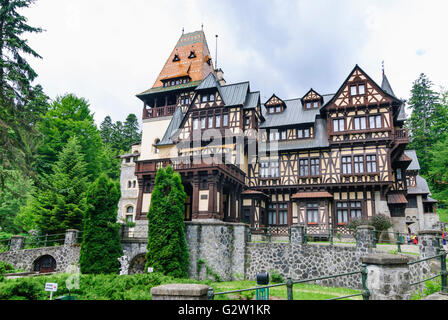 Palazzo Pelisor, Romania, Transilvania, Transilvania, Siebenbürgen (Transsilvanien) , Sinaia Foto Stock