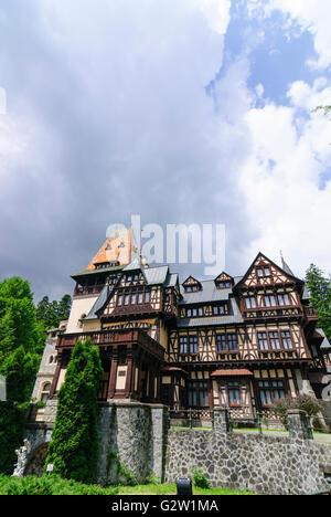 Palazzo Pelisor, Romania, Transilvania, Transilvania, Siebenbürgen (Transsilvanien) , Sinaia Foto Stock