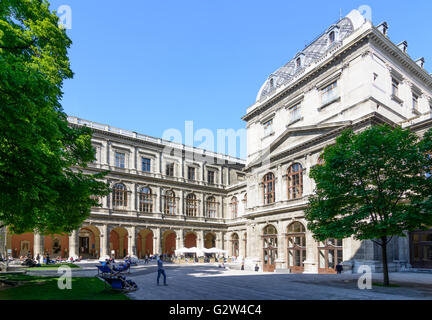 Cortile dell'università, dell'Austria, Vienna Wien Foto Stock