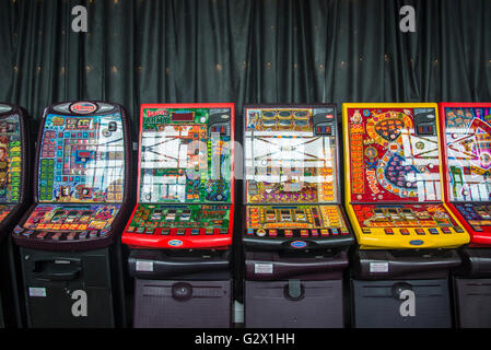 Macchine per gioco d'azzardo, Kent, England, Regno Unito Foto Stock