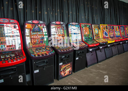 Macchine per gioco d'azzardo, Kent, England, Regno Unito Foto Stock