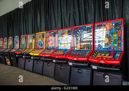 Macchine per gioco d'azzardo, Kent, England, Regno Unito Foto Stock