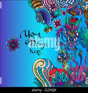 Sfondo decorativo design Illustrazione Vettoriale