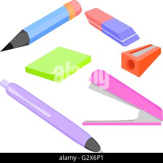 Forniture per ufficio Illustrazione Vettoriale