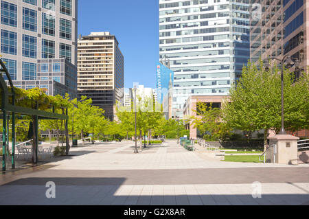 Salt Lake City Utah centro di architettura e di punti di riferimento. Foto Stock