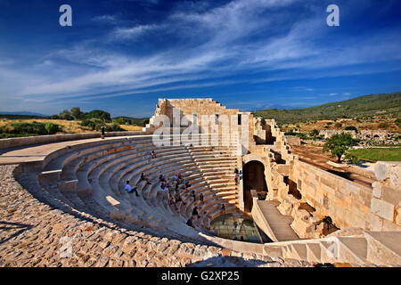 La Assembly Hall ("Vouleuterion') della Lycian League a antica Patara, Lycia, provincia di Antalya, Turchia Foto Stock