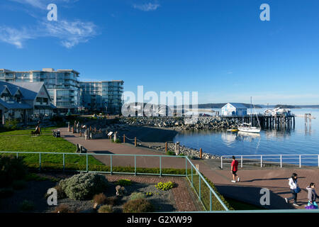 Sidney, British Columbia waterfront Foto Stock