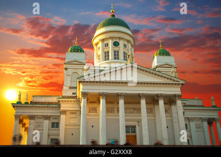 Il pittoresco e molto bella foto HDR Helsinki Foto Stock