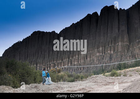 La Paz, altezze e Cliff Foto Stock