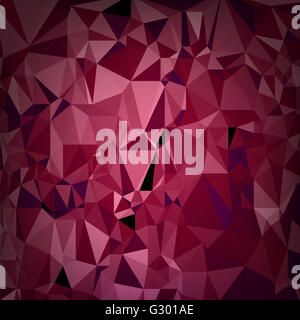 Abstract triangolare Pattern rosso Foto Stock