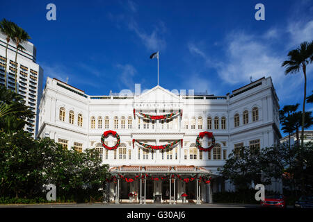 Il Raffles Hotel, Singapore, Sud-est asiatico, in Asia Foto Stock