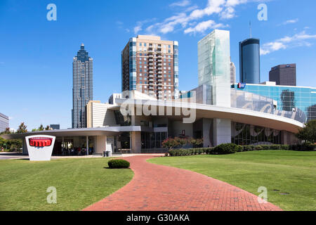 Mondo di Coca Cola in Pemberton Park, Atlanta, Georgia, Stati Uniti d'America, America del Nord Foto Stock