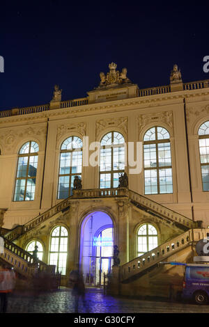 Johanneum con Transport Museum, Germania, Sassonia, Sassonia , Dresden Foto Stock