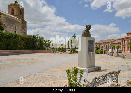 Don Vasco de Quiroga, Vescovo della Chiesa cattolica in Messico, Madrigal de las Altas Torres, Avila, Spagna Foto Stock