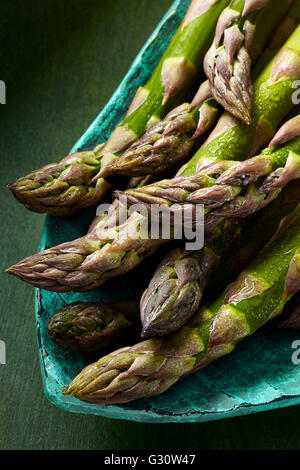 Gli asparagi spears Foto Stock