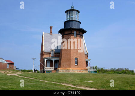 A sud-est del faro, Block Island, Rhode Island Foto Stock