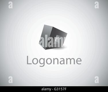 Segno del vettore Nome del logo Illustrazione Vettoriale