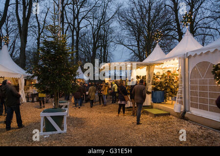 Ploen, Germania, il mercatino di Natale a Gut Stockseehof Foto Stock