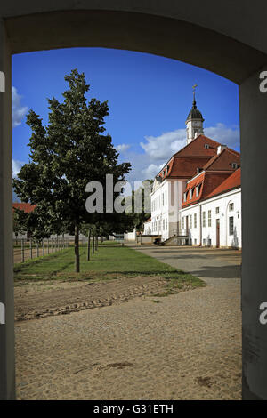 Neustadt (Dosse), Germania, scudiero casa del Brandeburgo e principale Landgestuets Foto Stock