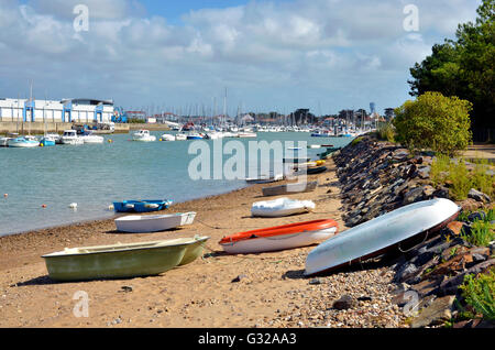 Porto di Saint-Gilles-Croix-de-Vie in Francia Foto Stock