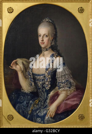 Francesco Liani (1712-14-1780), Maria Carolina d'Austria (1752-1814), regina di Napoli e Sicilia. Foto Stock