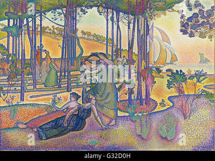 Henri-Edmond Cross - la sera aria - Musée d'Orsay, Parigi Foto Stock