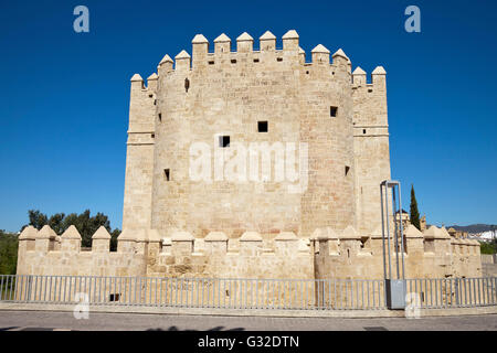 Museo Vivo de Al-Andalus museo nella torre di Calahorra o Torre de la Calahorra tower, Cordoba, Andalusia, Spagna, Europa Foto Stock