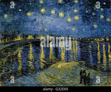 Vincent van Gogh - Notte stellata 2 - Musée d'Orsay, Parigi Foto Stock