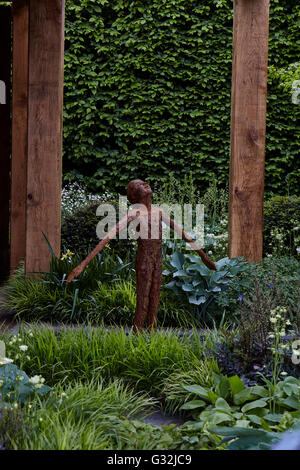 Chelsea Flower Show 2016 Chris Beardshaw Morgan Stanley e giardino per il Great Ormond Street Hospital Foto Stock