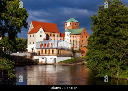 Castello dei duchi della Pomerania in Darlowo, Polonia, West Pomerania. Foto Stock