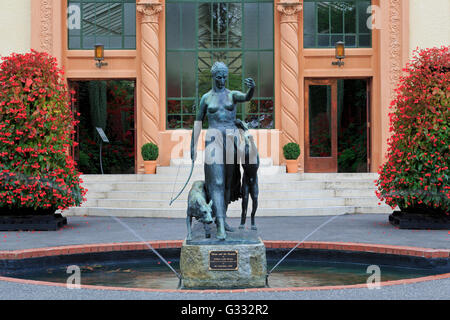 Fontana e i Giardini Fitzroy Conservatorio, Melbourne, Victoria, Australia Foto Stock